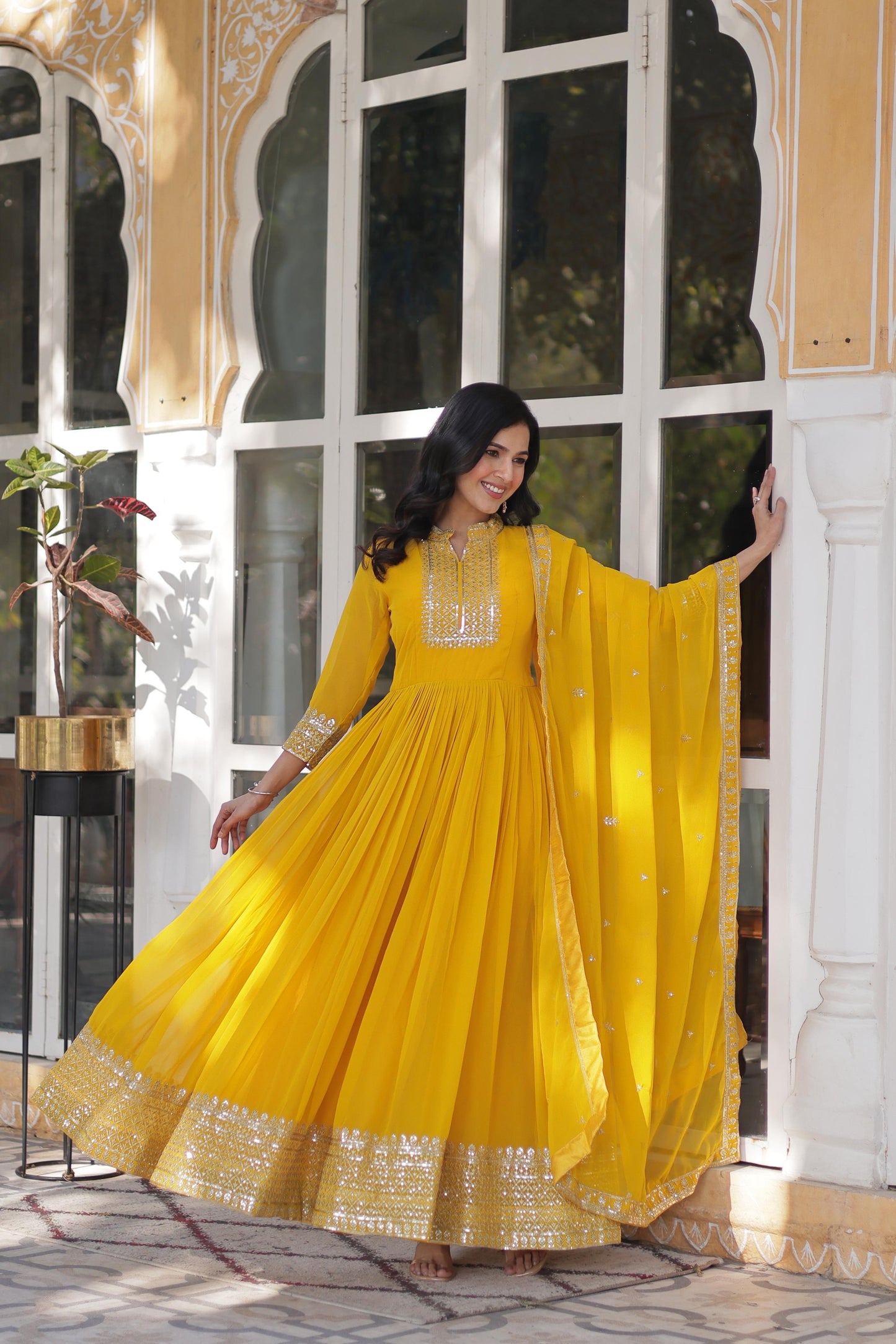 Product Image - Stunning Gown-with-Dupatta Collection 2025 - LW-9210