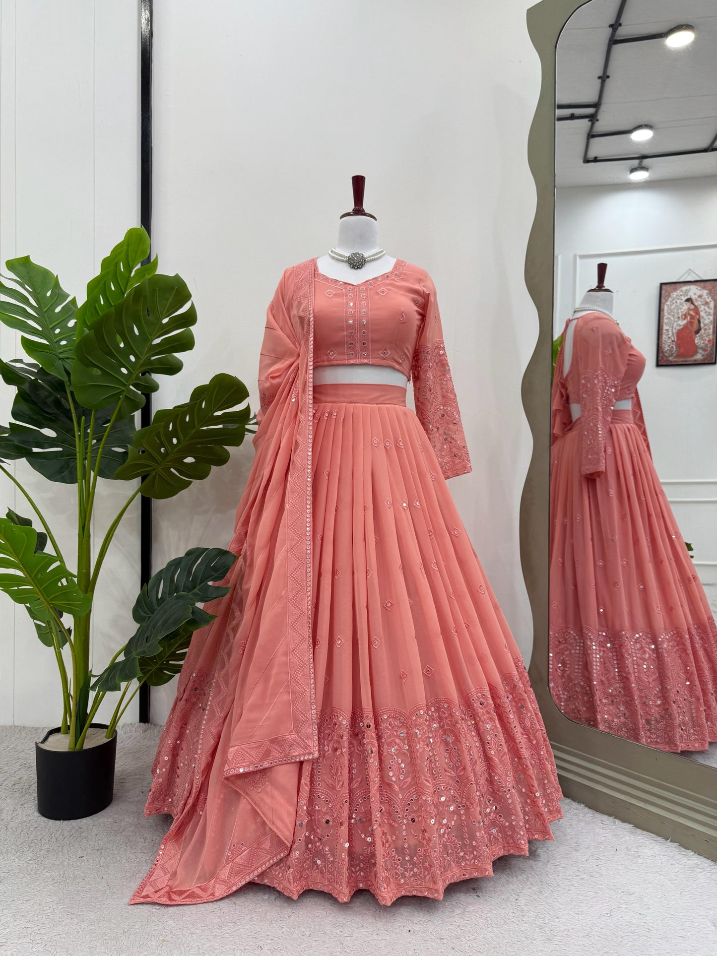 Product Image - QRC Series Designer Georgette Saree