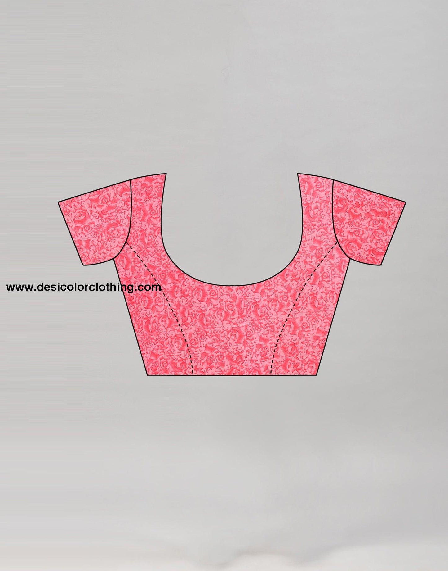 Pink Printed Saree | 1850S178