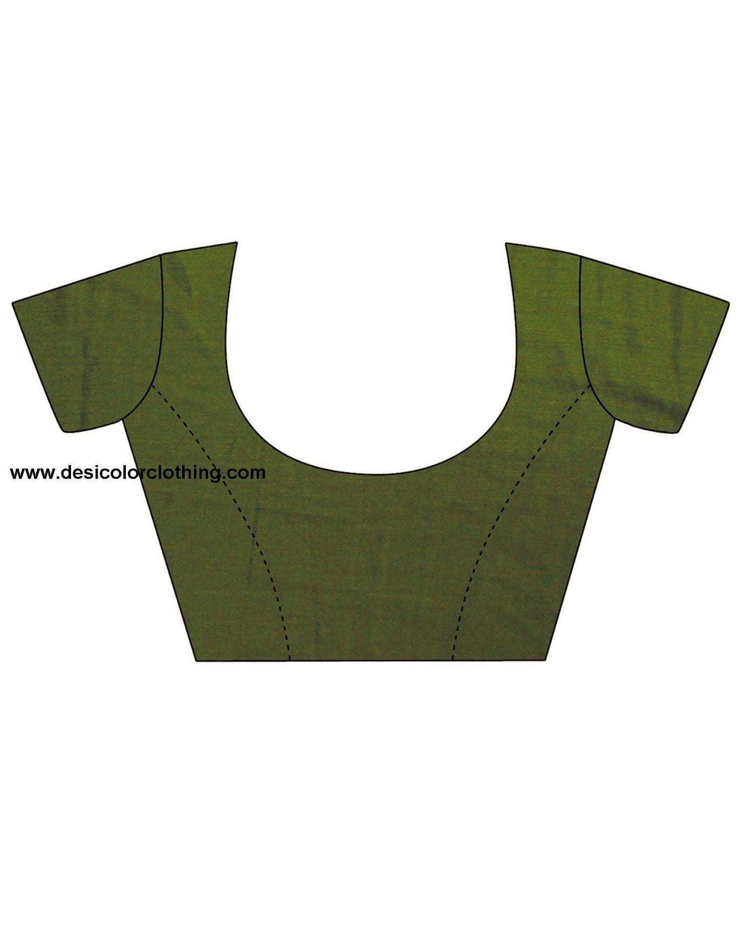 Olive Green Silk Bandhani Saree