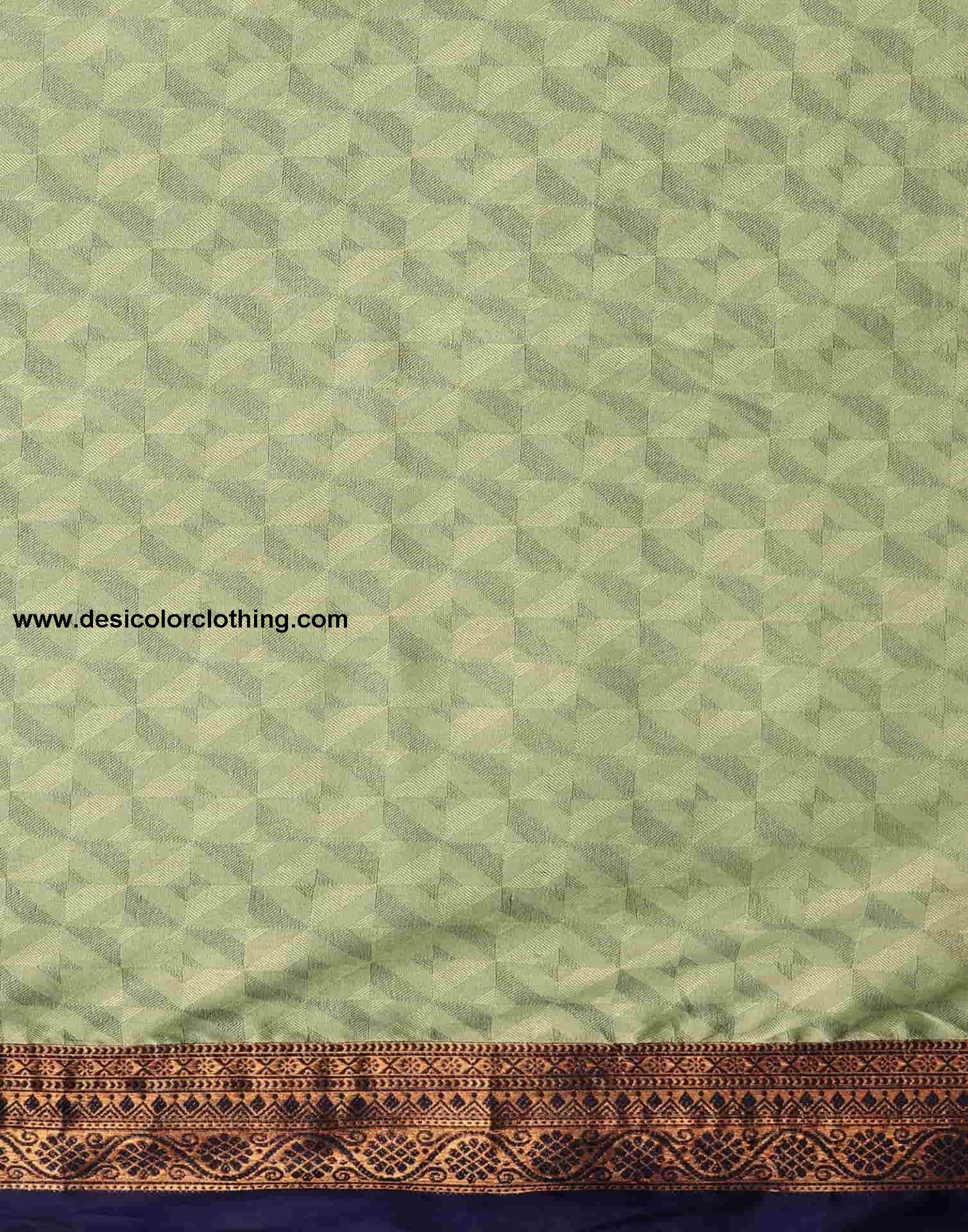 Green Banarasi Silk Woven Saree
