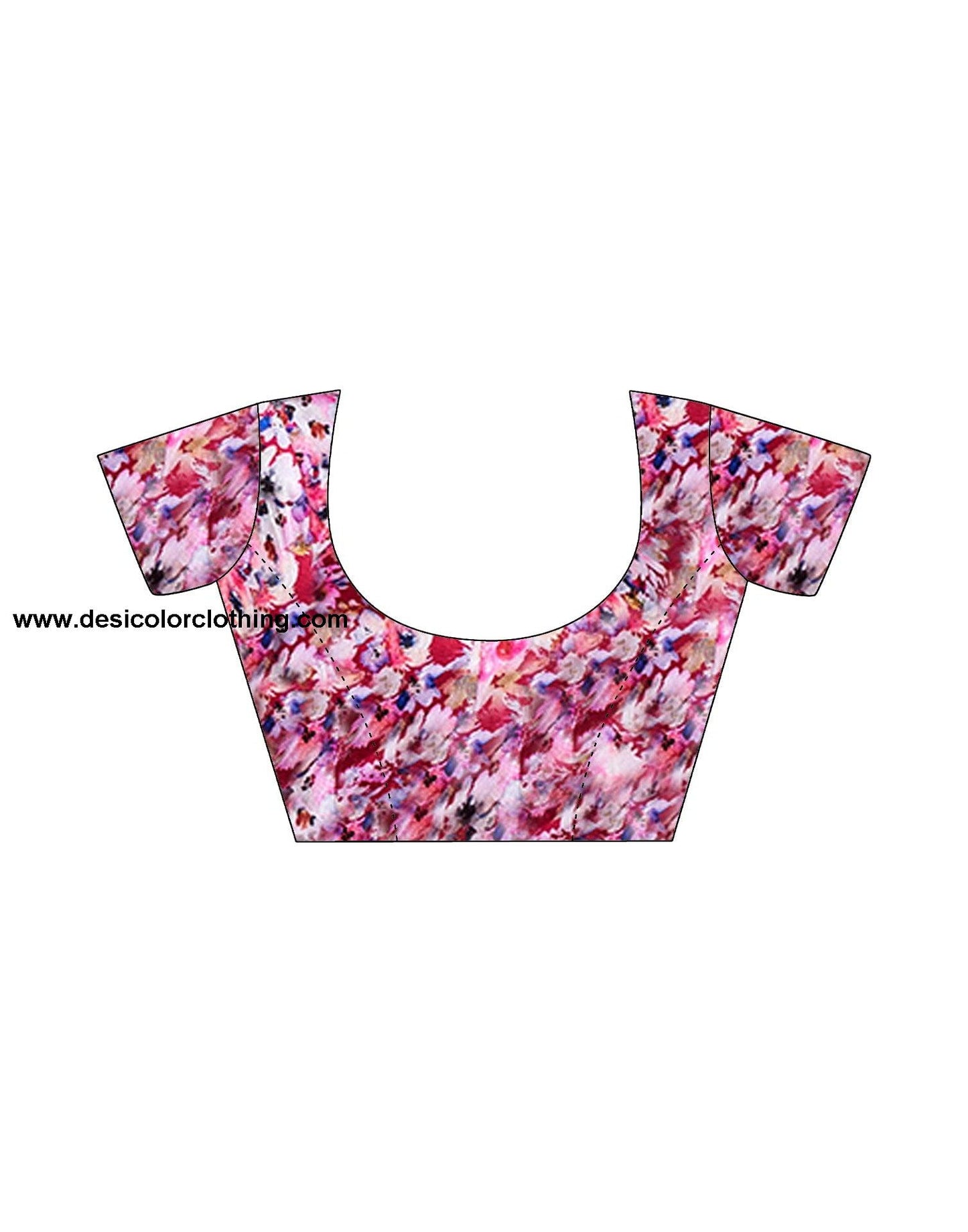 Pink Linen Plain Saree