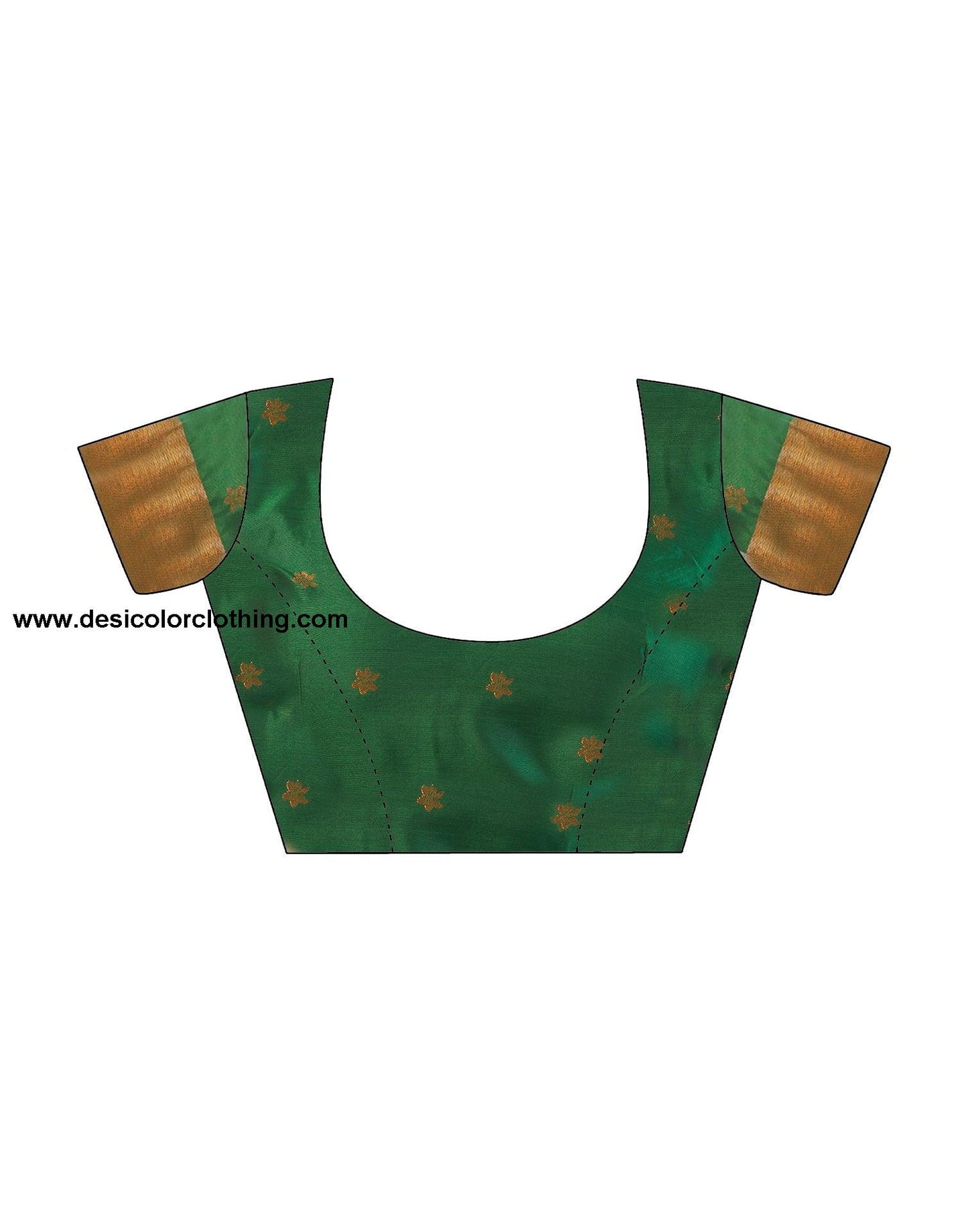 Green Banarasi Silk Woven Saree