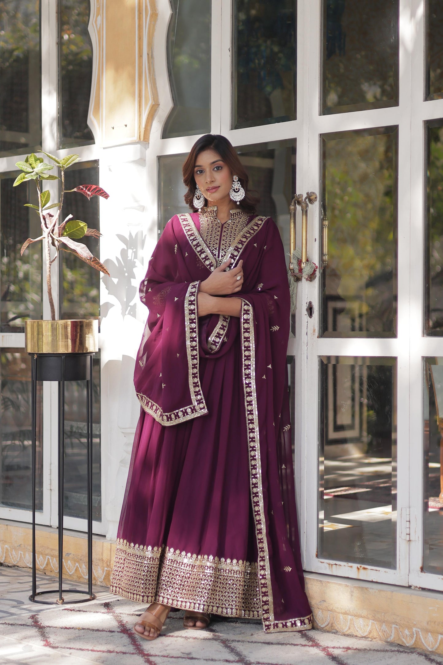 Product Image - Stunning Gown-with-Dupatta Collection 2025 - LW-9210