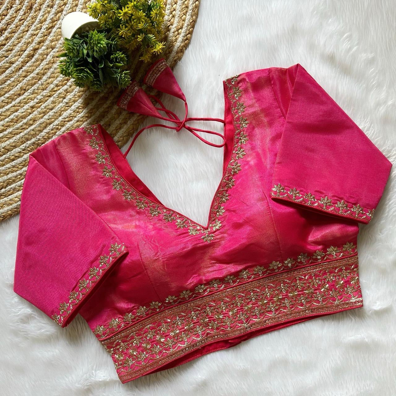 Product Image - Elevate Your Wardrobe with Designer Ready Made Blouses - 1