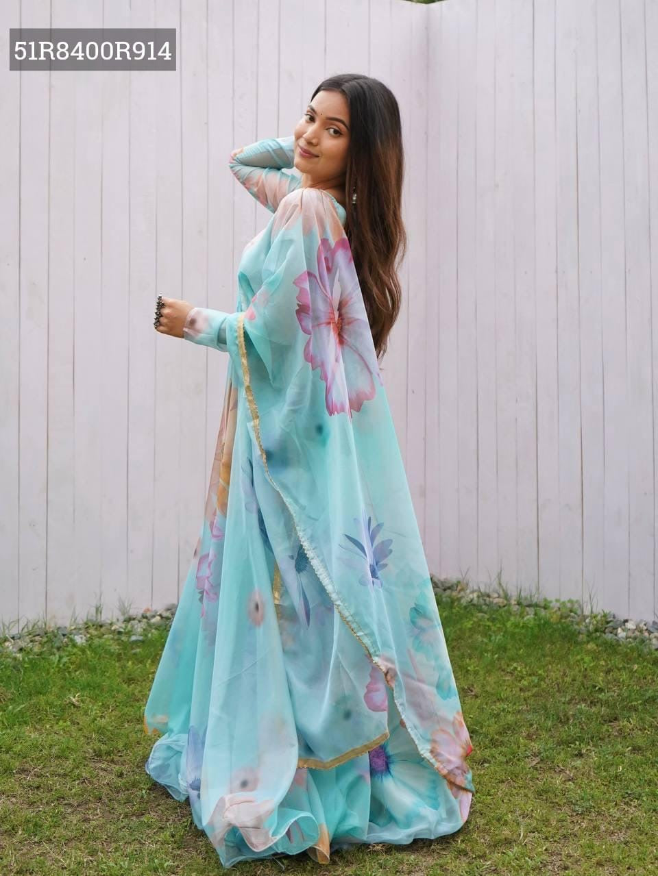 Stunning Floral Anarkali Suits – Flowing Elegance in Bloom