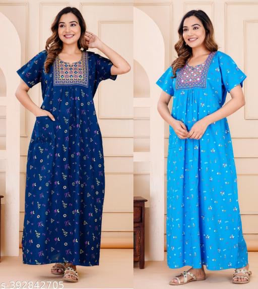 Comfortable Cotton Nighties in Canada – Stylish Nightwear