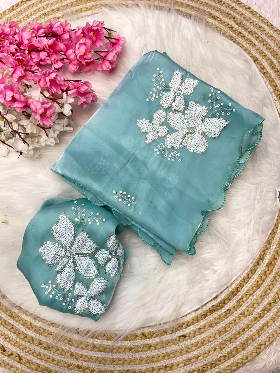 Jimmy Choo Style Designer Sarees – Glamorous & Elegant