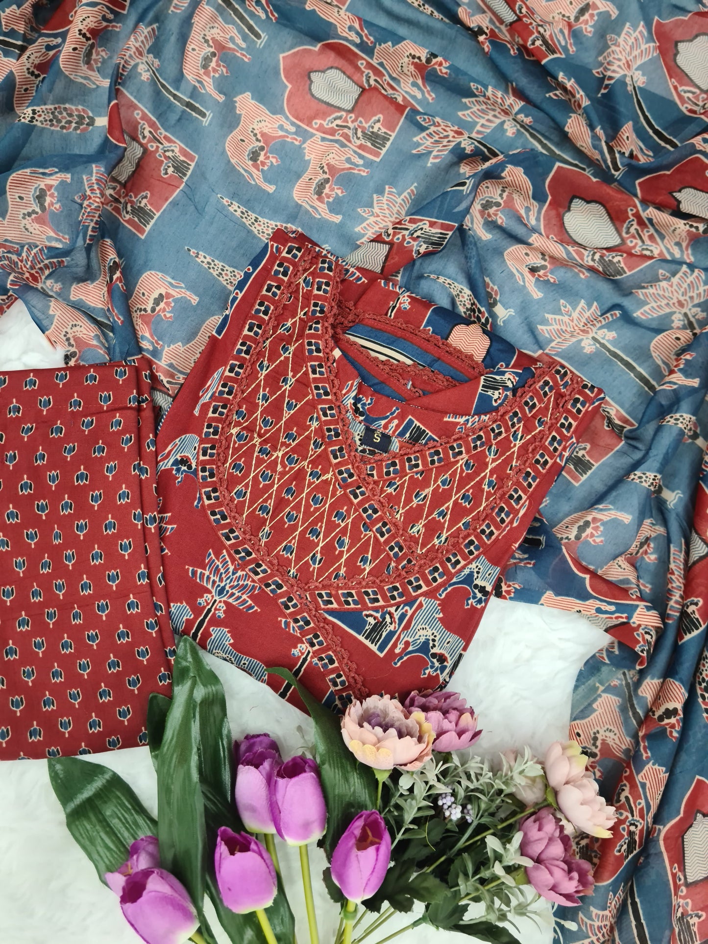 Designer cotton suits