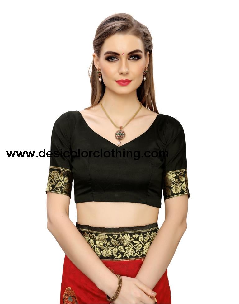 Red Coloured Poly Silk Jacquard Partywear saree