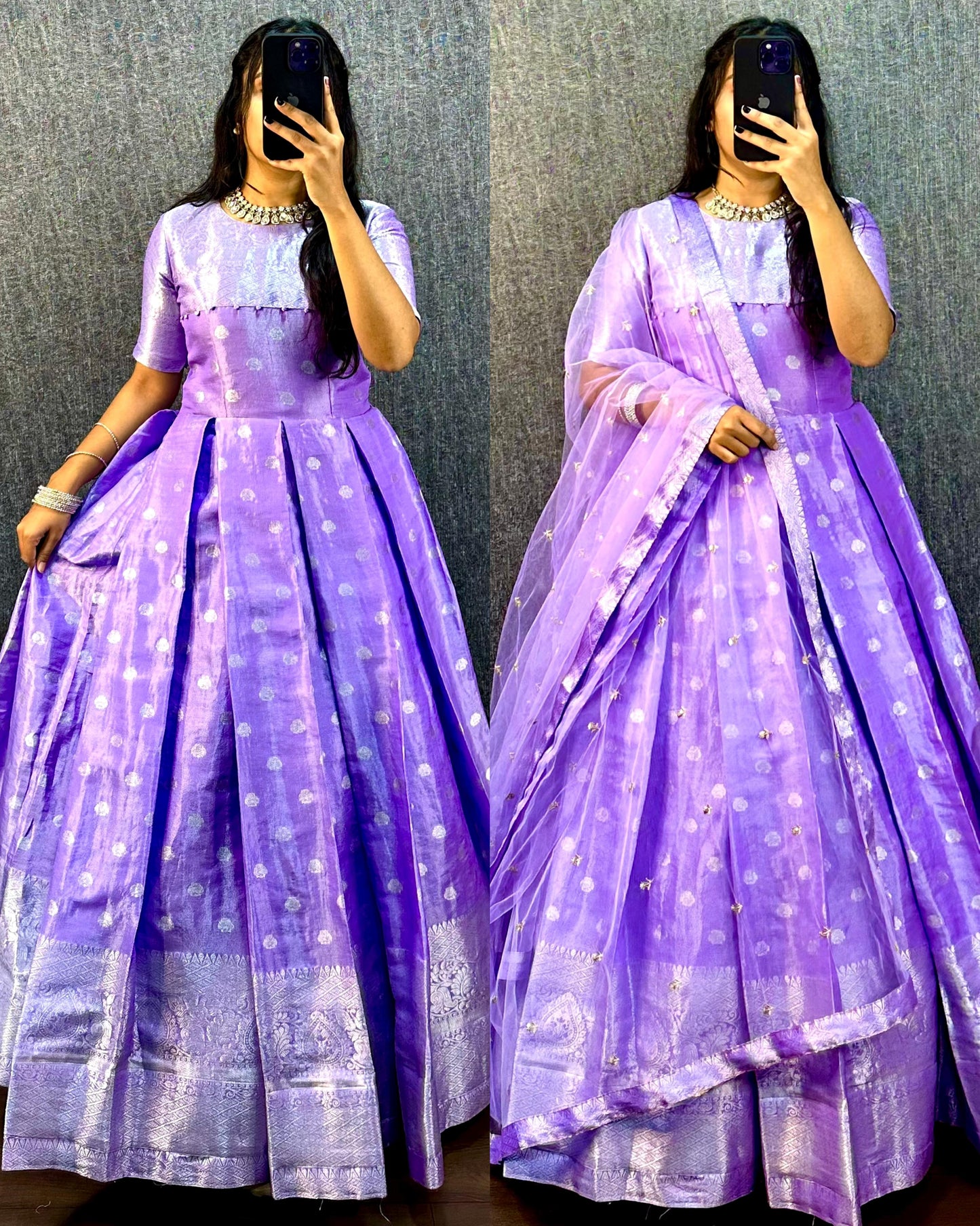 Product Image - Exclusive Designer Georgette Gown - Perfect for Festive and Wedding Wear
