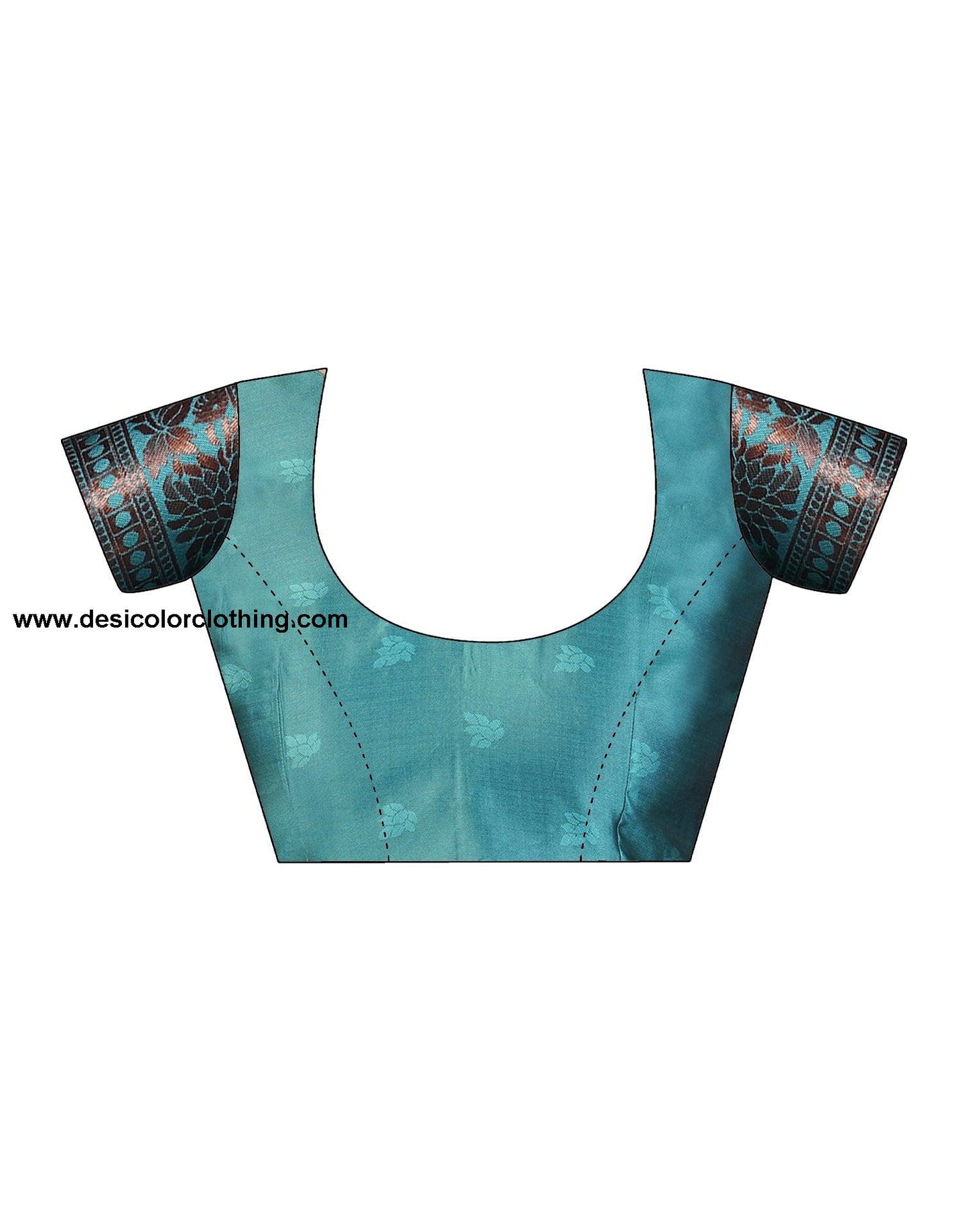 Blue Banarasi Silk Woven Saree