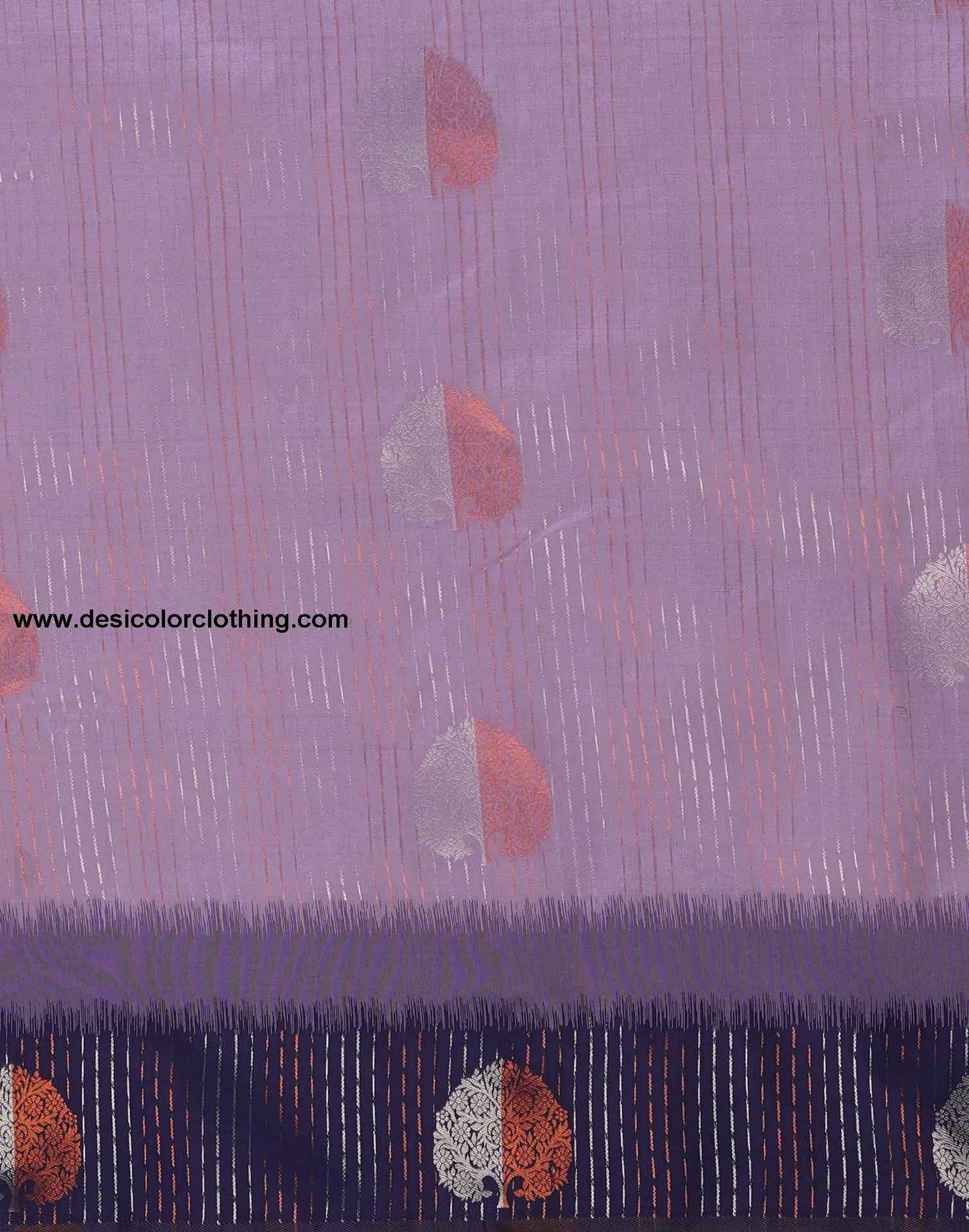 Blue Banarasi Silk Woven Saree