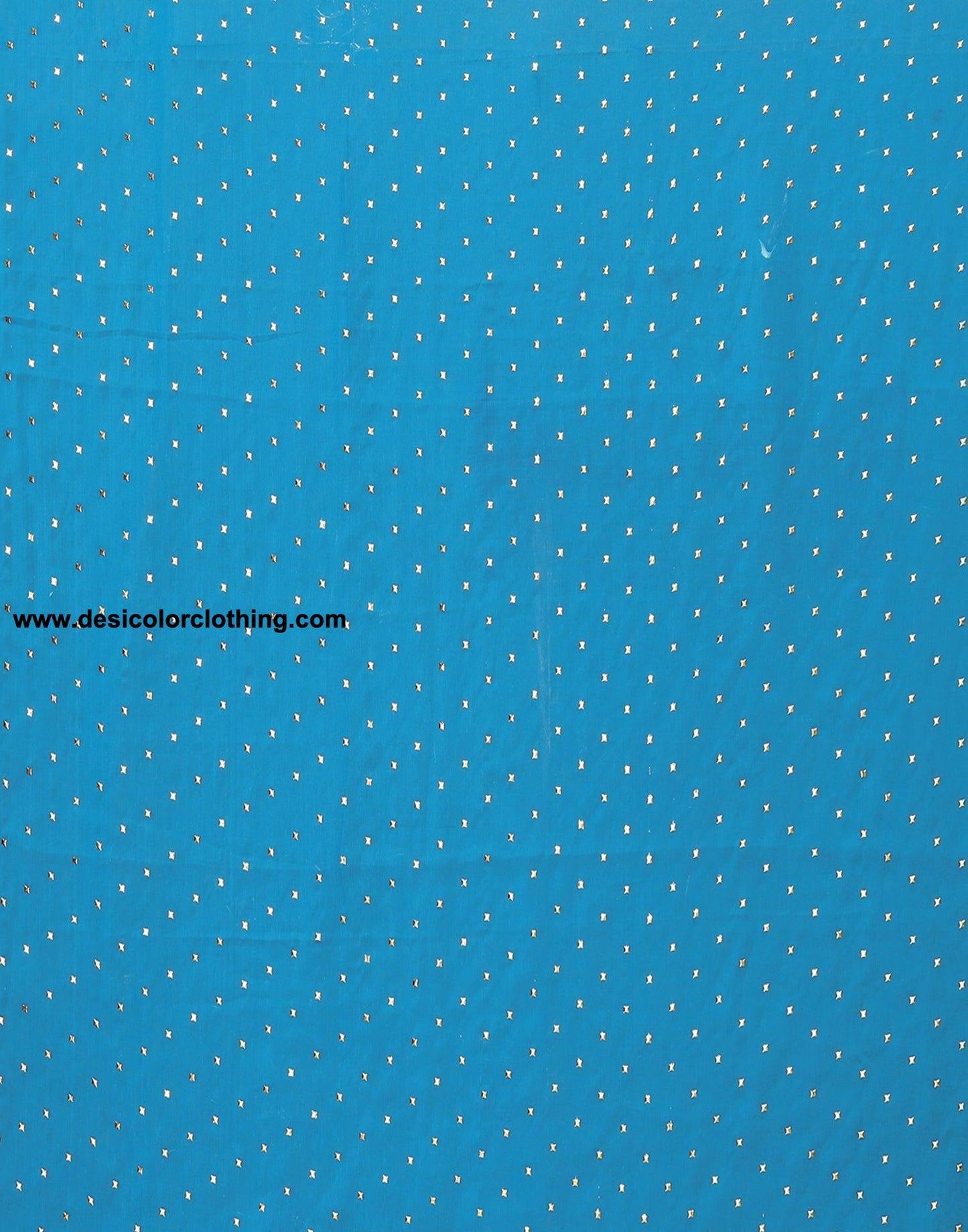 Sky Blue Chiffon Plain Saree