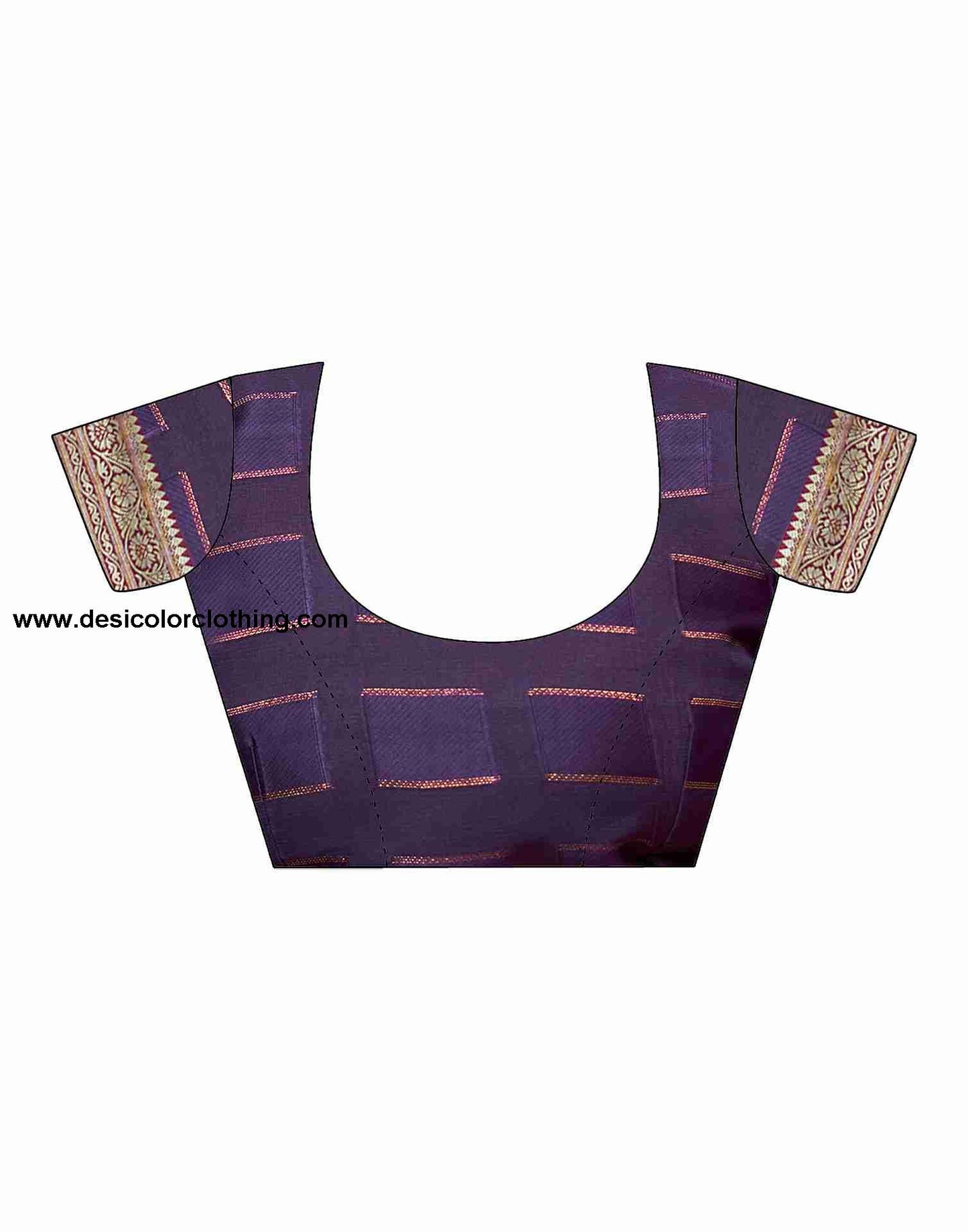 Pink Georgette Plain Saree