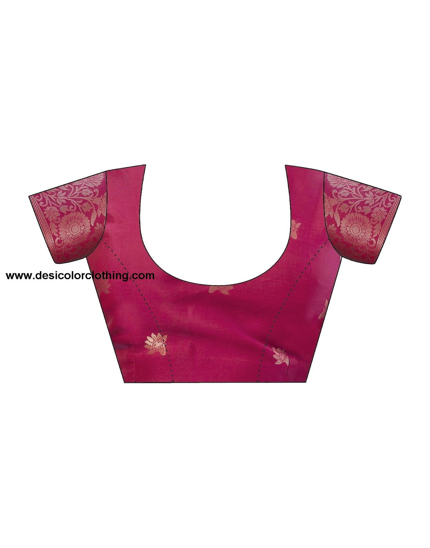 Blue Banarasi Silk Woven Saree