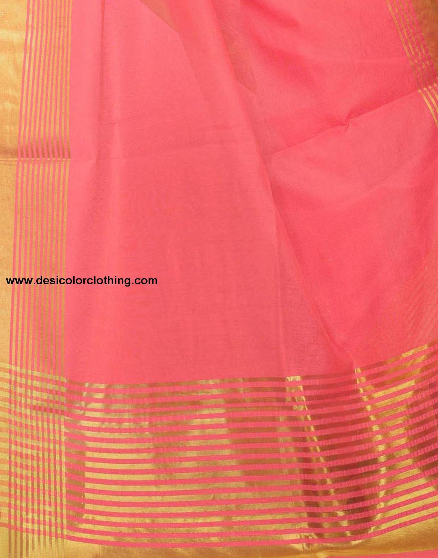Peach Cotton Silk Saree | 807S2