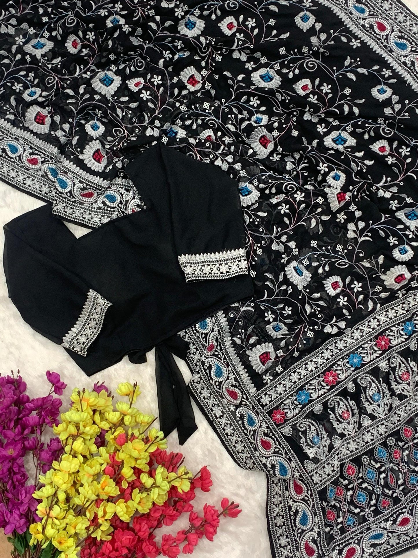 Product Image - Premium Black Queen Designer Saree