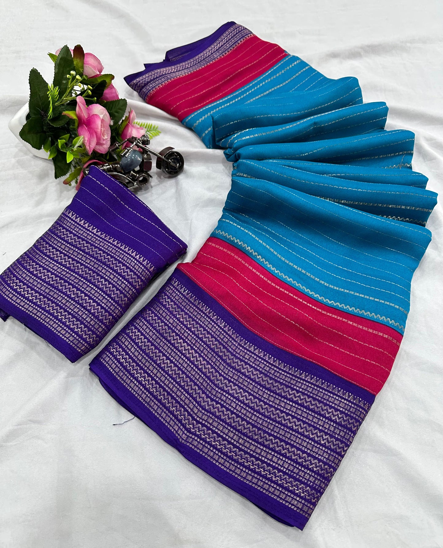 Product Image - Designer Saree: Premium Festive and Wedding Outfit