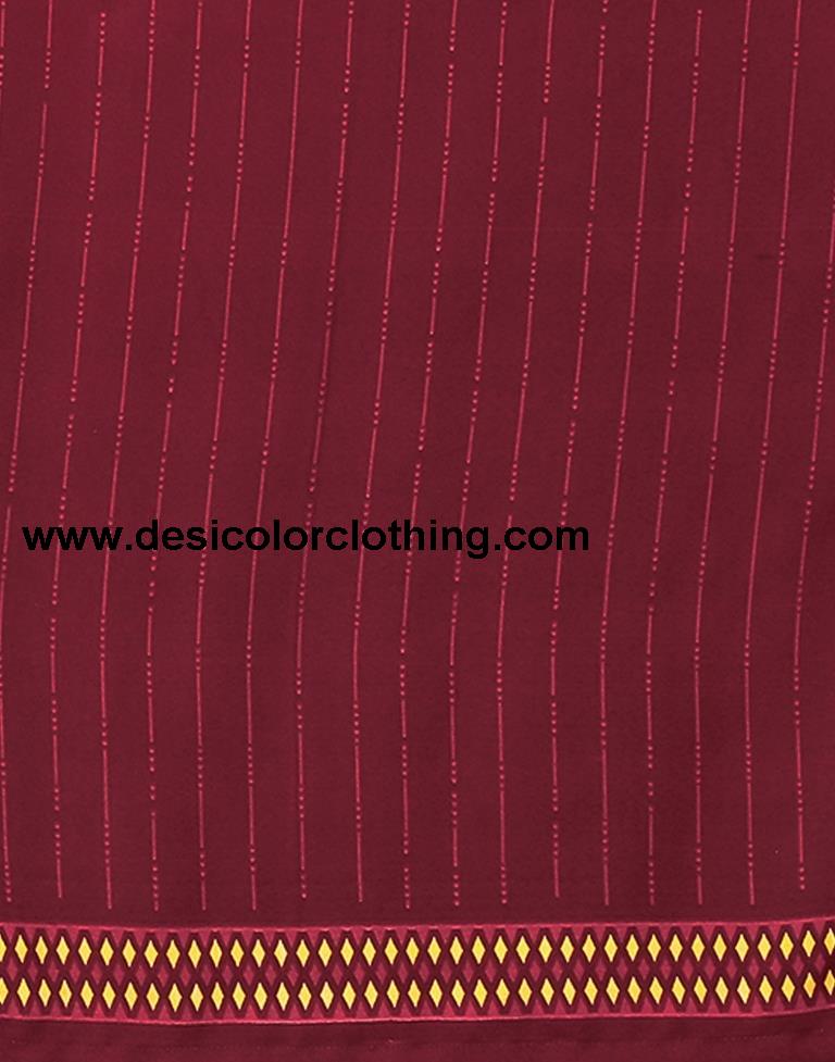 Printed Polyester Unstitched Salwar Suit Material