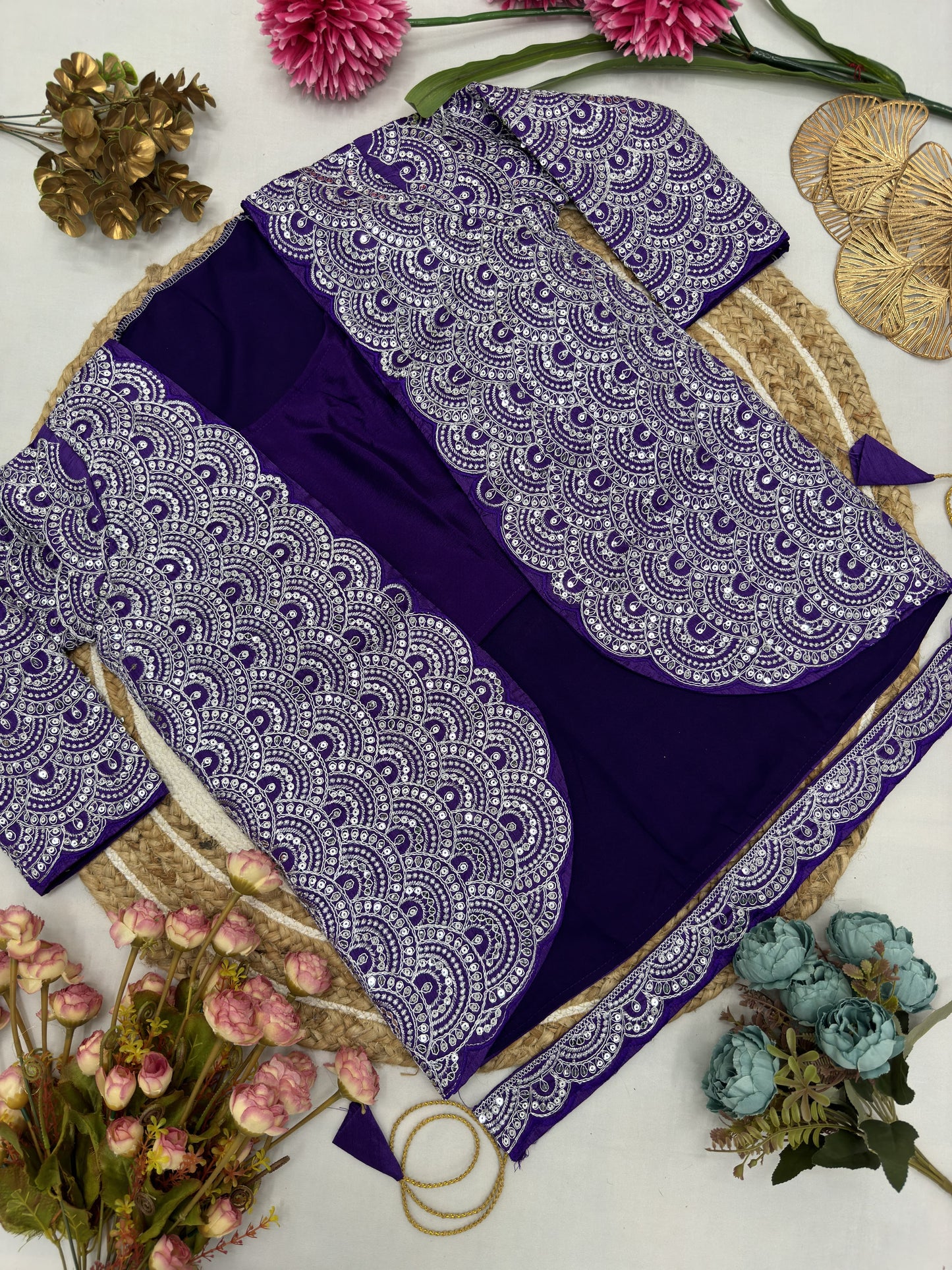 Product Image - Exquisite Ready To Wear Designer Saree with Jacket - HV-9246