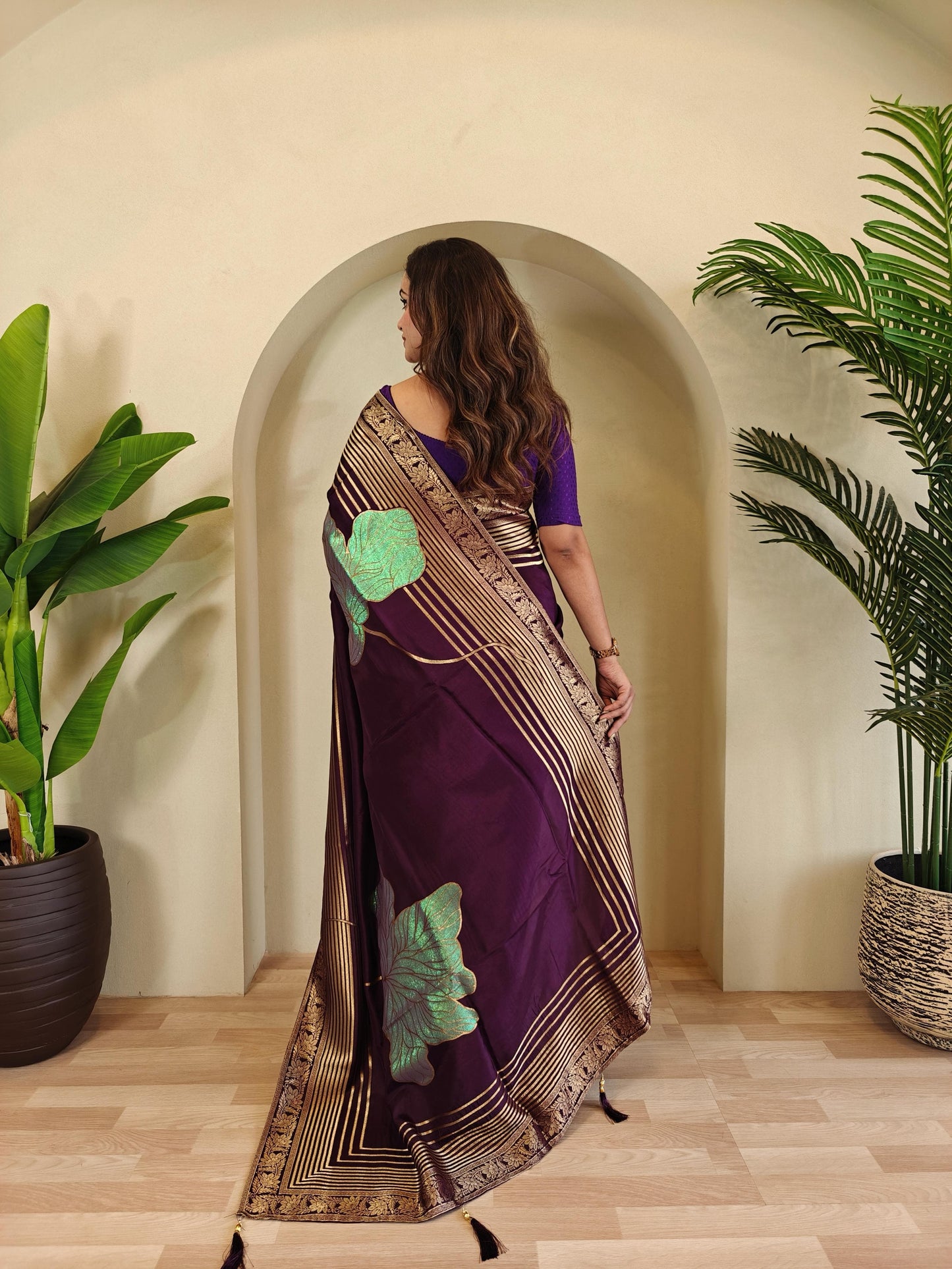 Product Image - Designer Munga Silk Saree