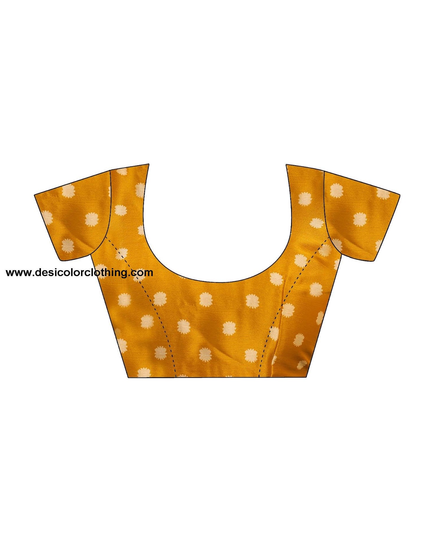 Turmeric Yellow Chiffon Printed Saree