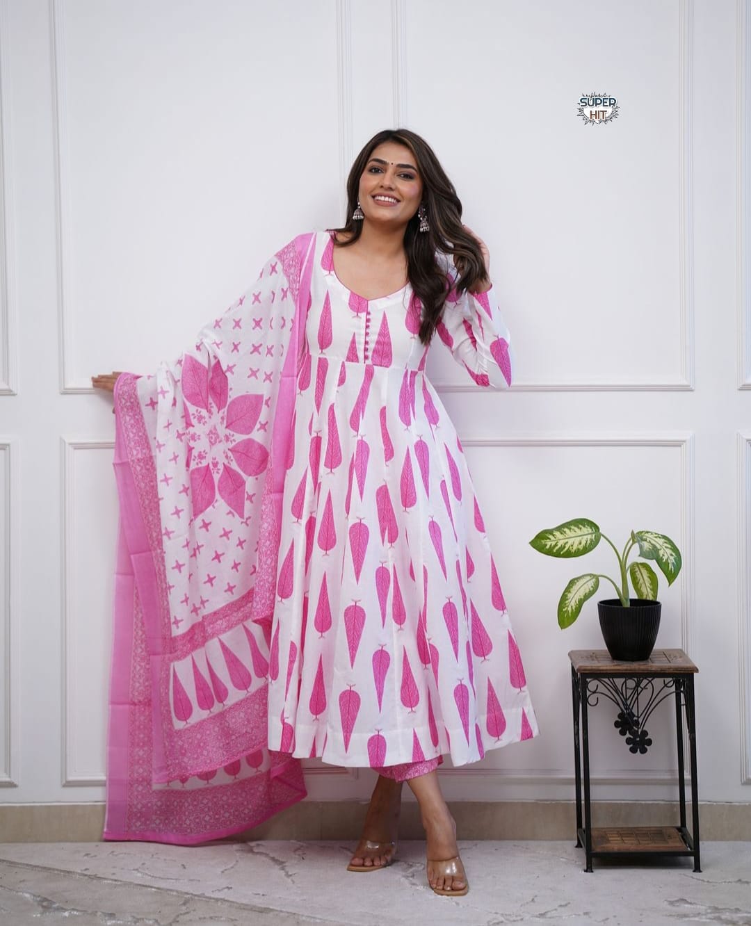 Product Image - Exclusive Rayon Cotton Suit Set with Dupatta