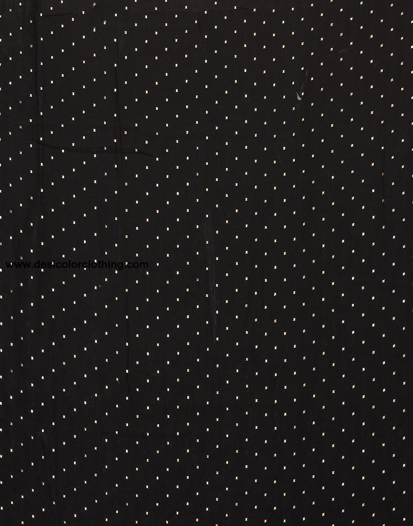 Black Chiffon Plain Saree