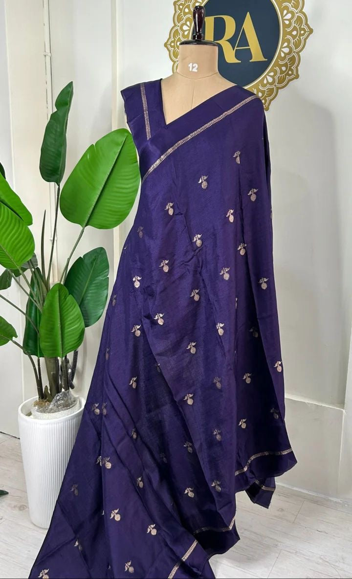Product Image - Elegant Georgette Saree in Soft Pastel Tones - 1