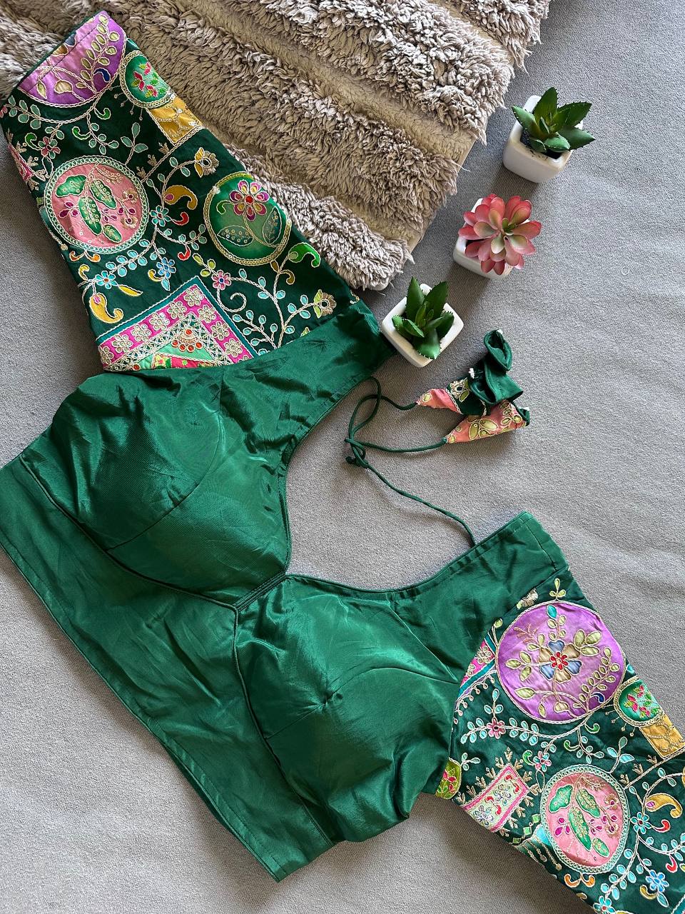 Product Image - Elegance Redefined: Pure Natural Crepe Designer Saree