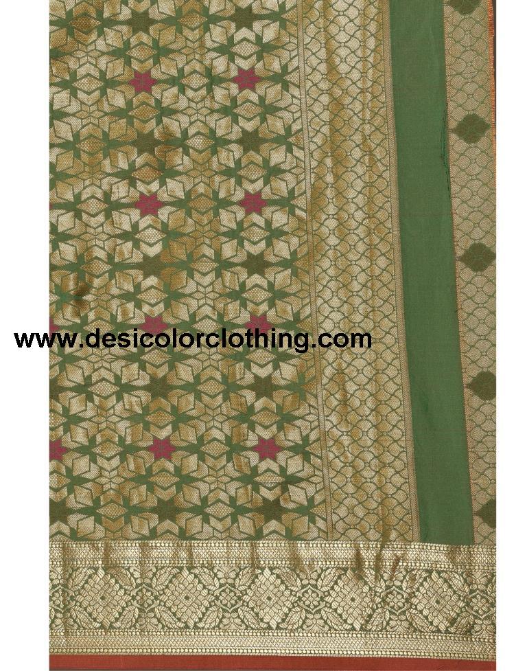 Red Coloured Poly Silk Banarasi Jacquard Saree | SLV2194S1175
