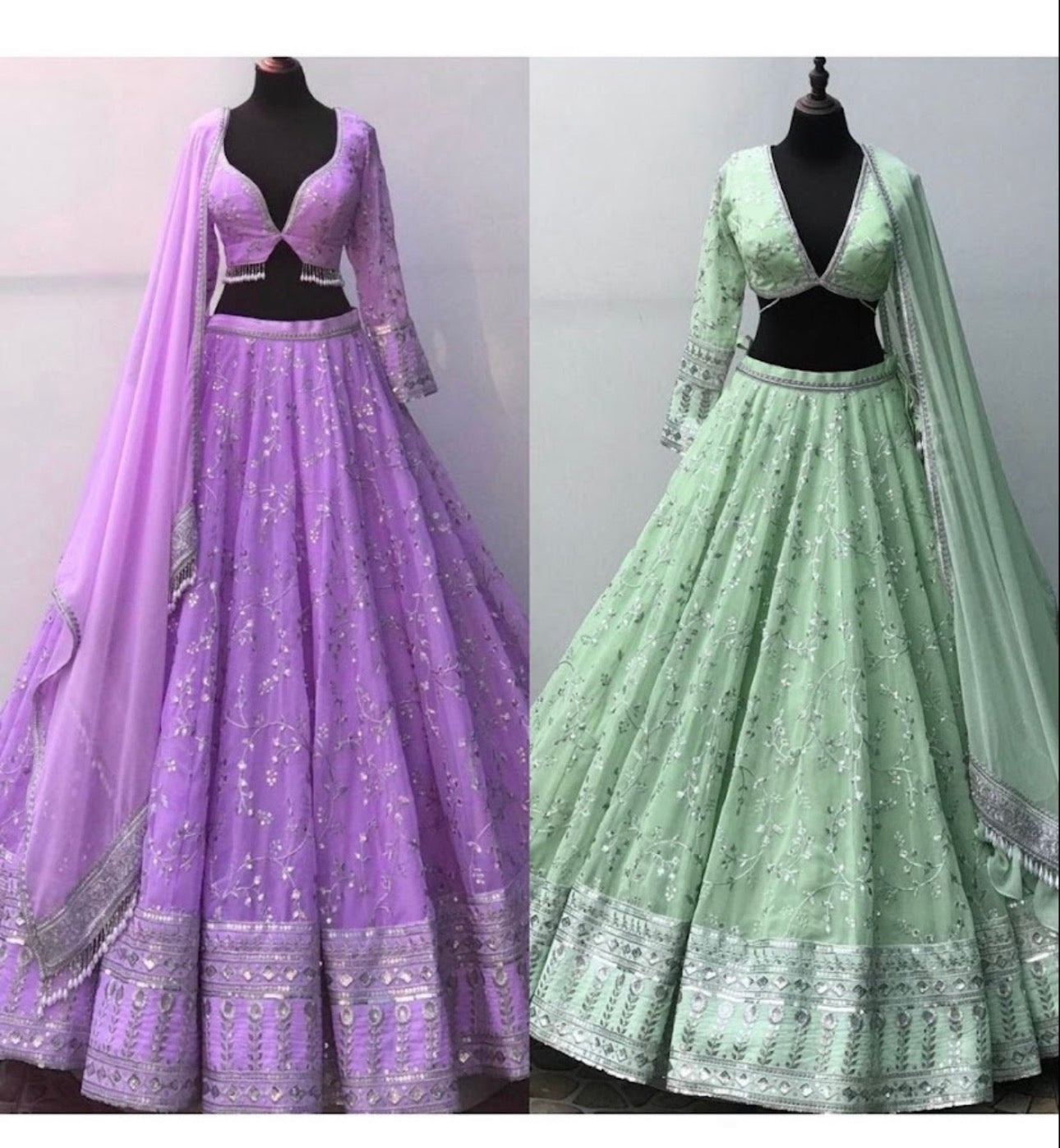 Product Image - Shop designer lehengas in Canada at DesiColorClothing. Explore el - 1