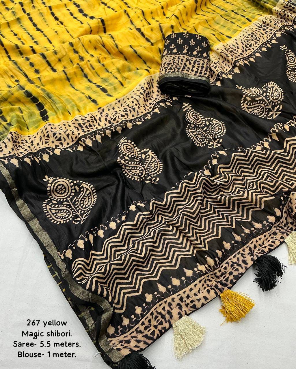 Product Image - Premium Pure Chanderi Shibori Saree - New Arrivals