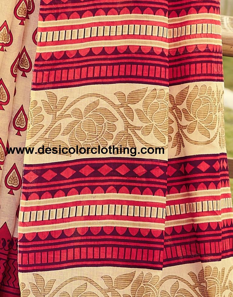 Pastel Yellow Cotton Printed Ready To Wear