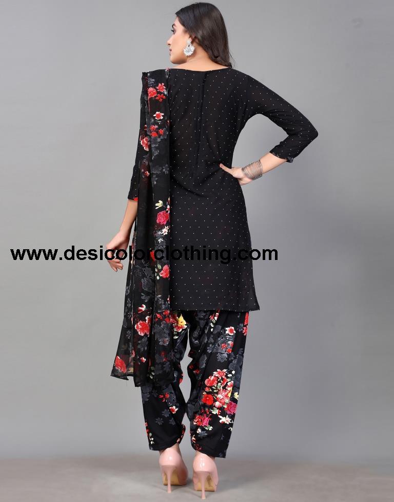 Printed Unstitched Salwar Suit Material
