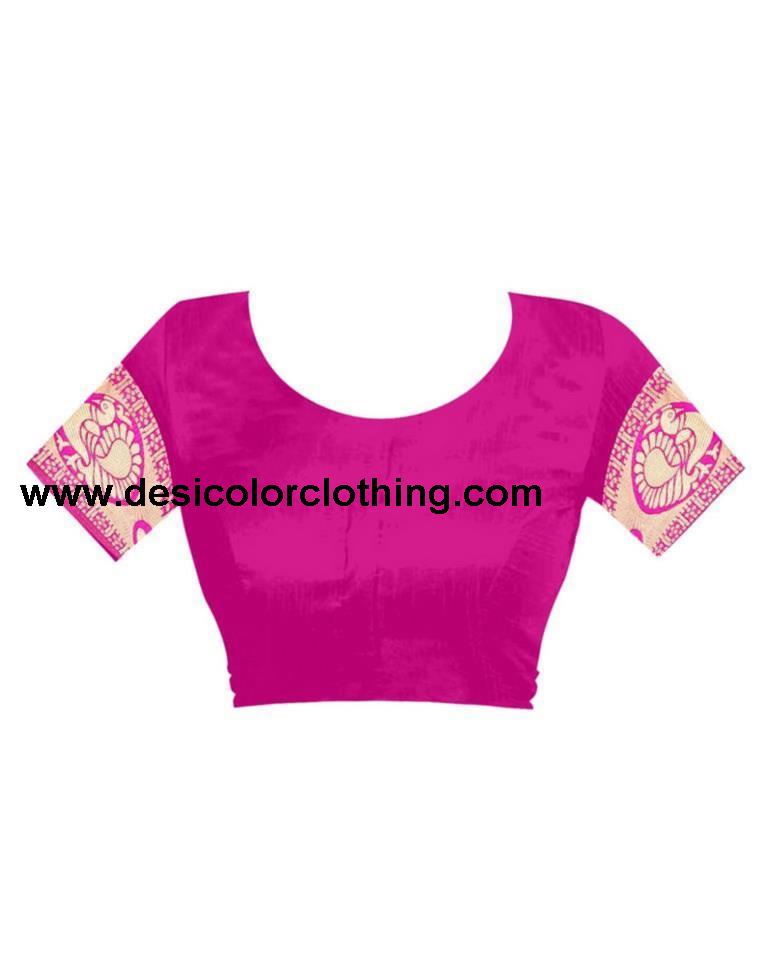 Pink Banarasi Silk Saree