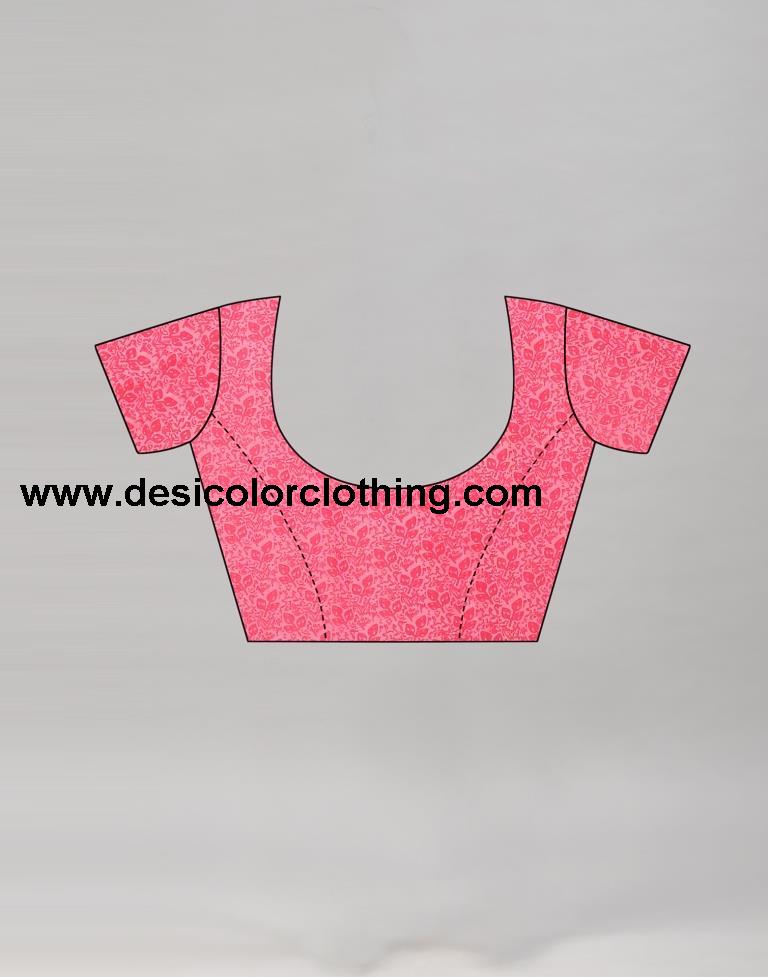 Dynamic Rose Pink Printed Saree | 1955S344