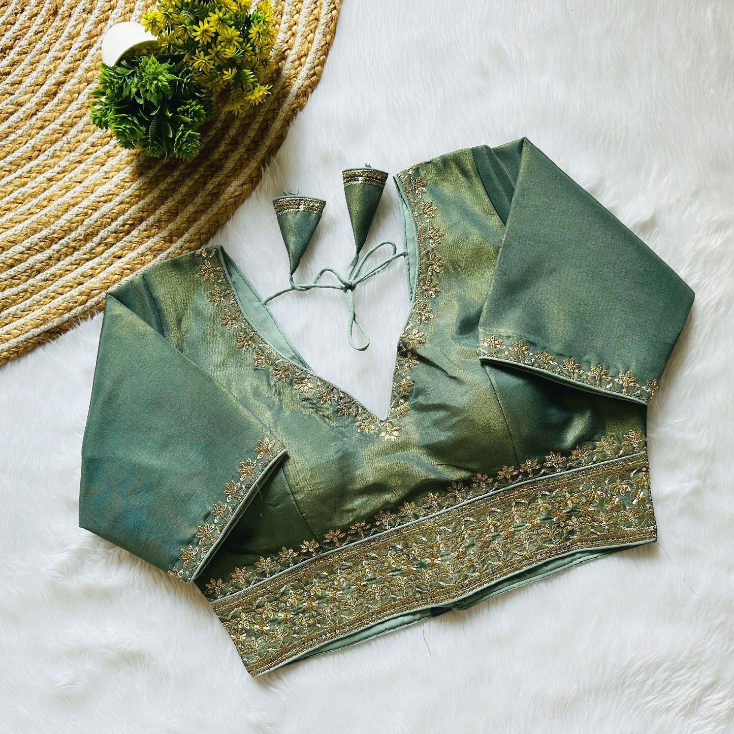 Product Image - Elevate Your Wardrobe with Designer Ready Made Blouses - 1