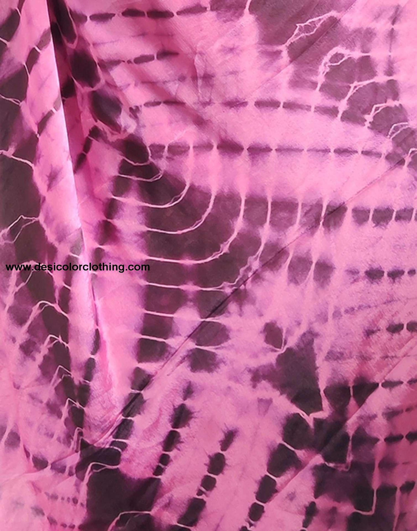 Pink Printed Silk Pre-draped Saree