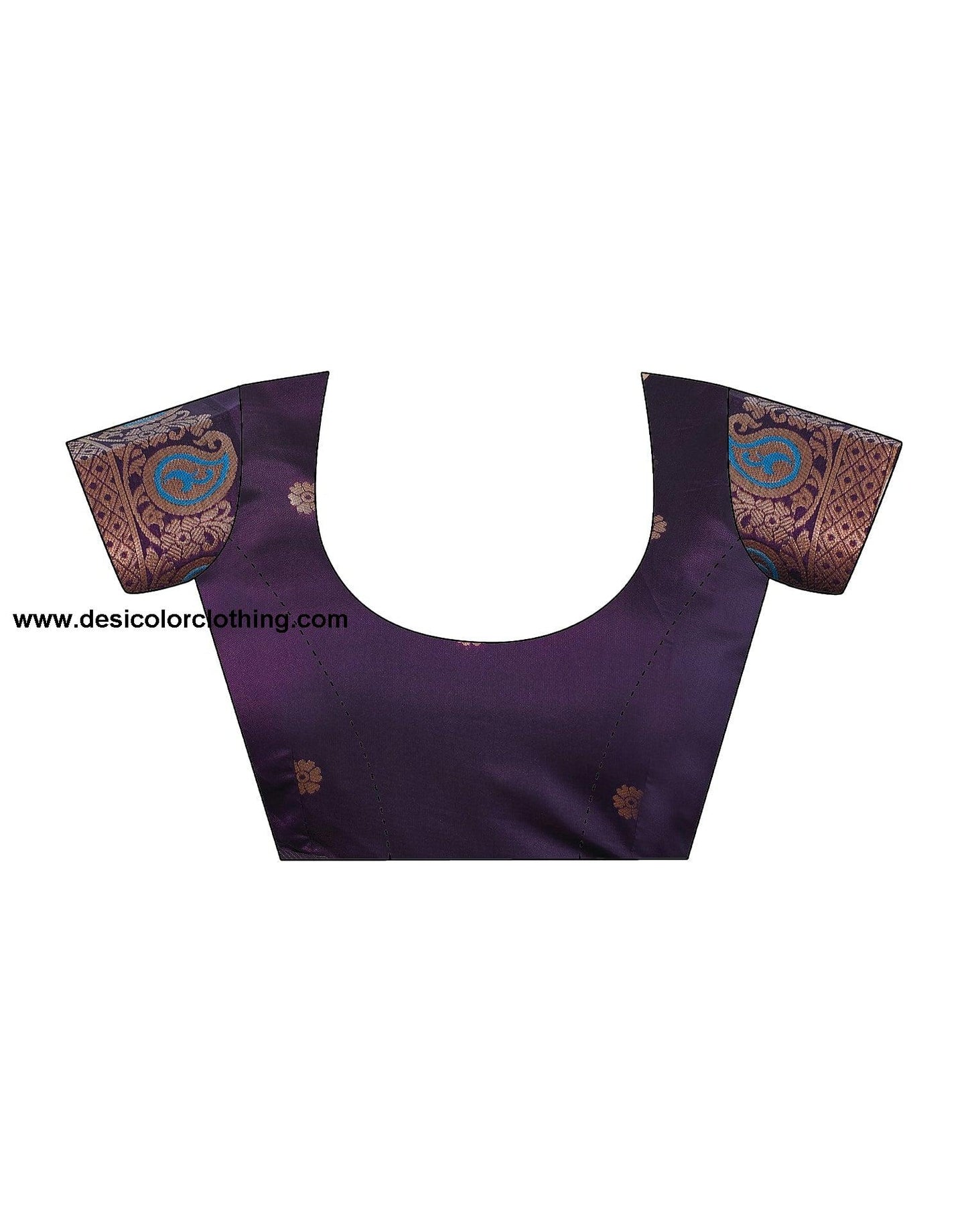 Blue Banarasi Silk Woven Saree