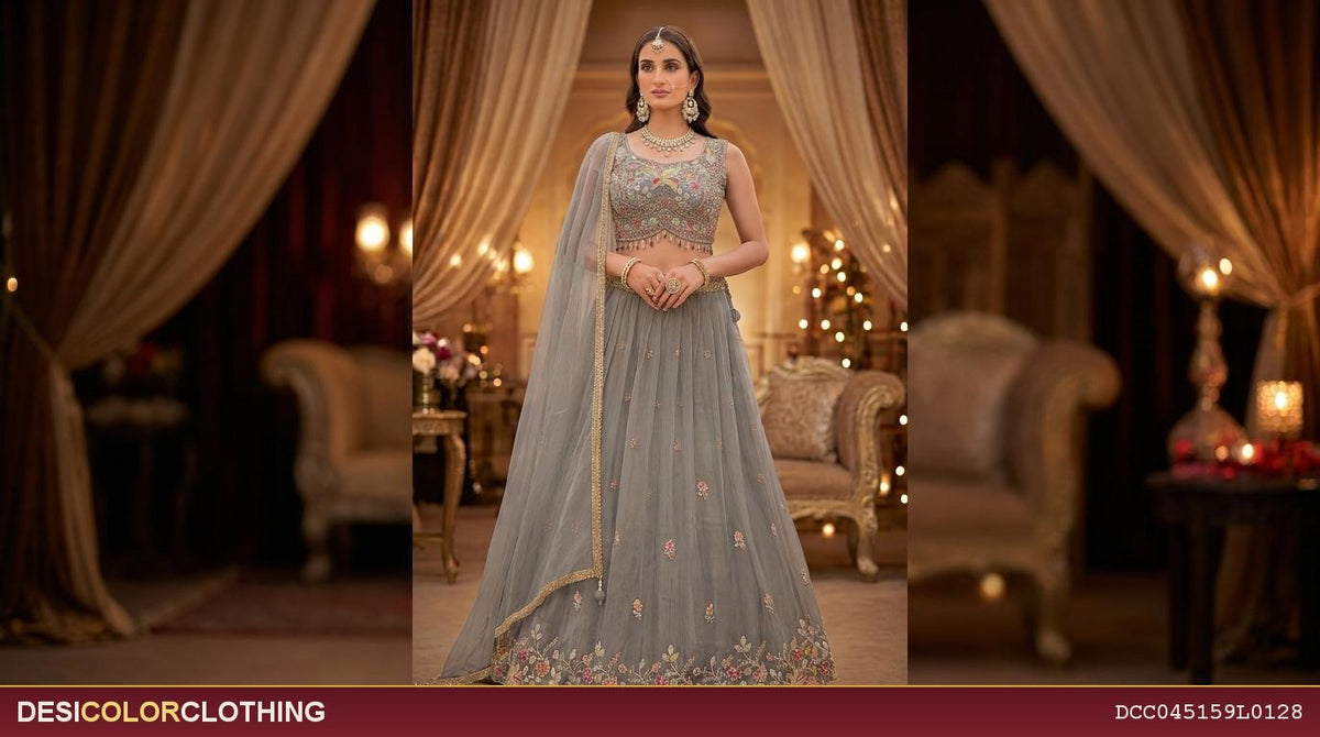 Product Image - Designer fully striched lehengas for wedding or partywear - 4
