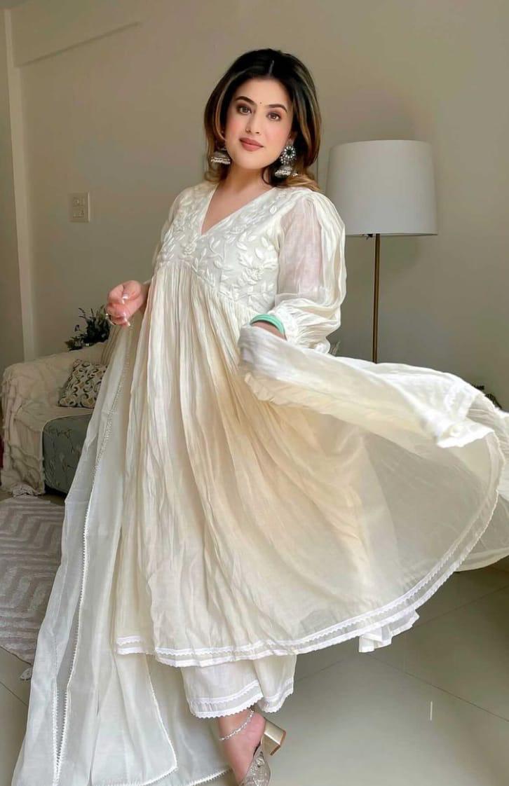 Product Image - New Designer Embroidered Anarkali Gown Set