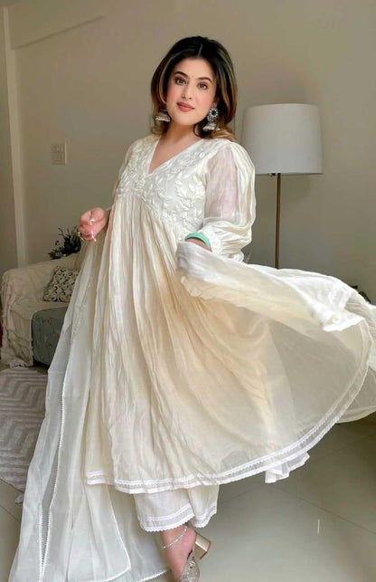 Product Image - New Designer Embroidered Anarkali Gown Set