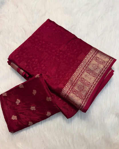 Product Image - Elegant Georgette Saree | Designer Ethnic Wear