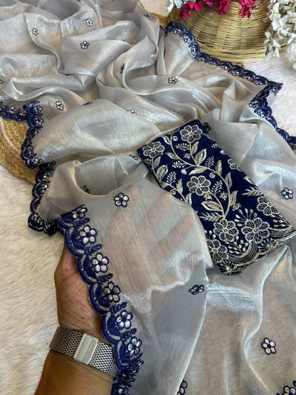 Product Image - Designer Georgette Ethnic Saree