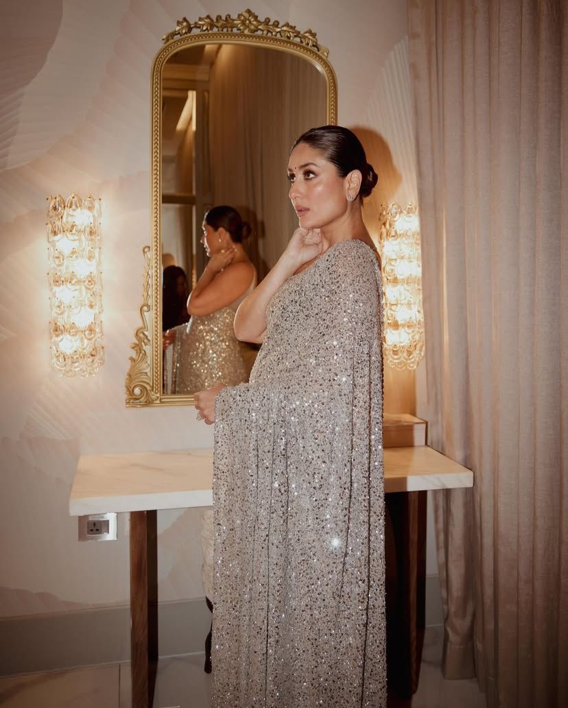 Product Image - New Launch Bollywood KAREENA KAPOOR KHAN Designer Saree | Georgette Ethnic Wear