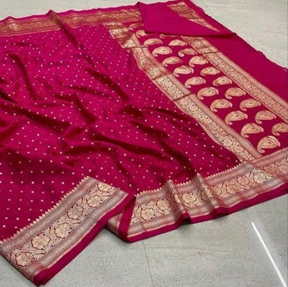 Product Image - Elegant Banarasi Soft Silk Sarees for Every Occasion - 1