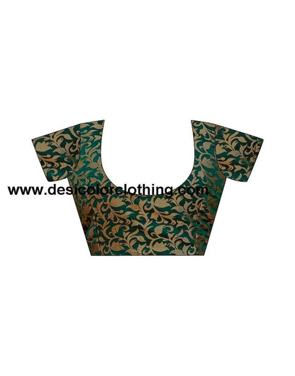 Beige Silk Woven Saree