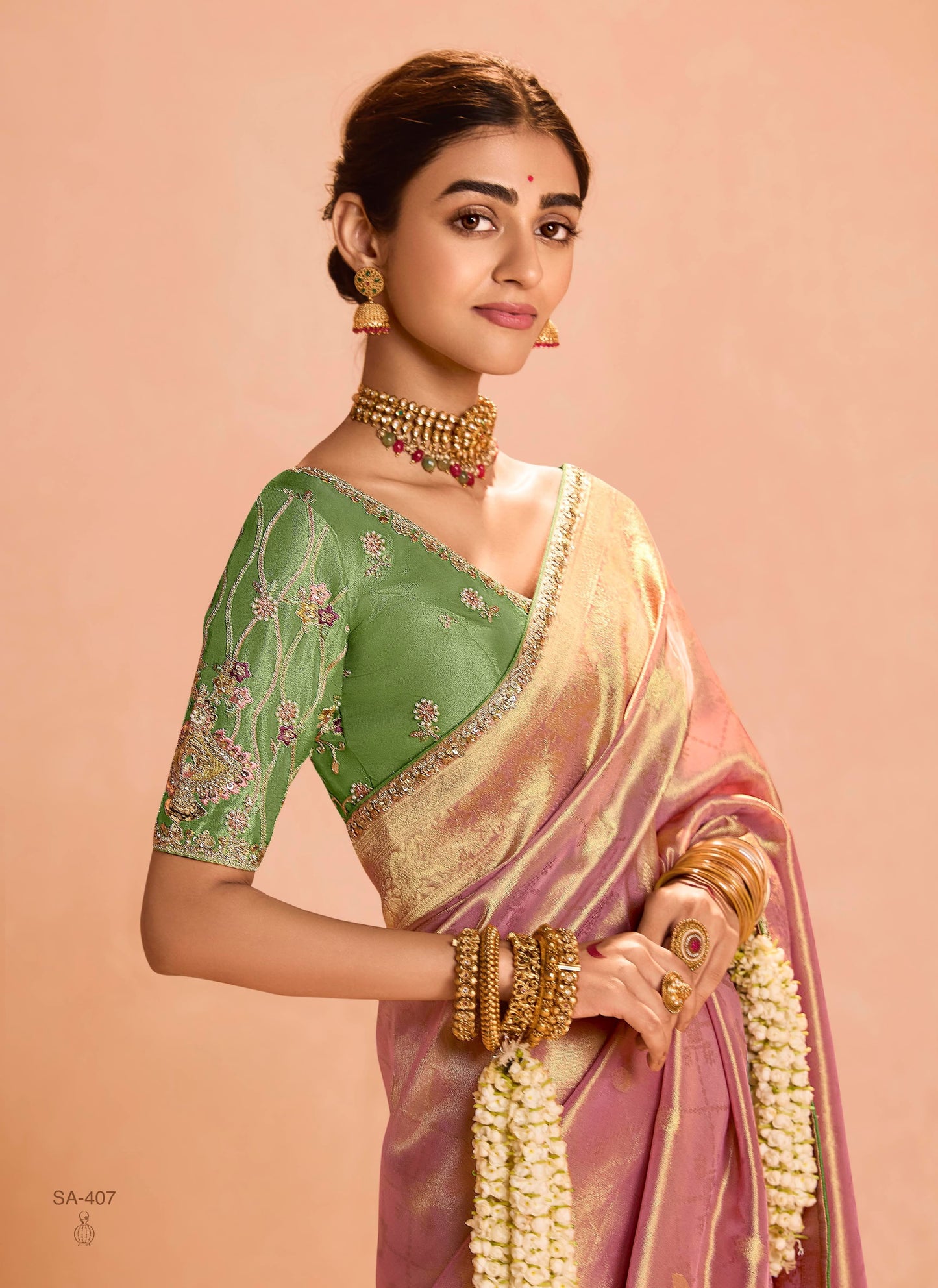 Product Image - Exquisite Soft Silk Saree with Dual Zari Weaving Design